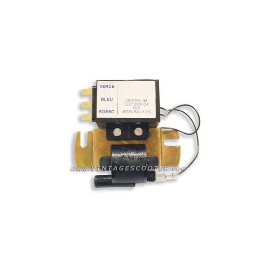 Bobine haute tension avec centrale electronique type Femsatronic Vespa Rally 200